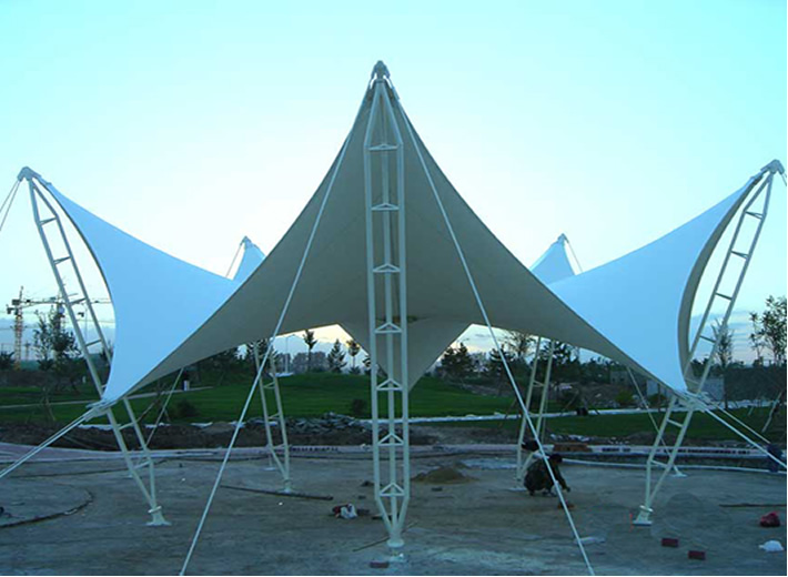 遮阳伞膜结构